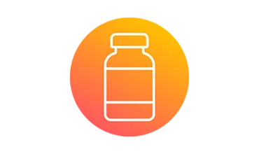 Novartis Icon Bottle Roundel Orange RGB